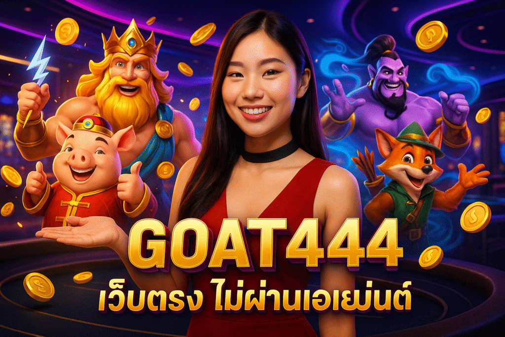 GOAT444 เว็บตรง ไม่ผ่านเอเย่นต์
