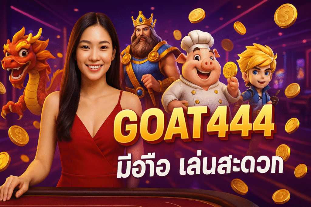 GOAT444 มือถือ เล่นสะดวก