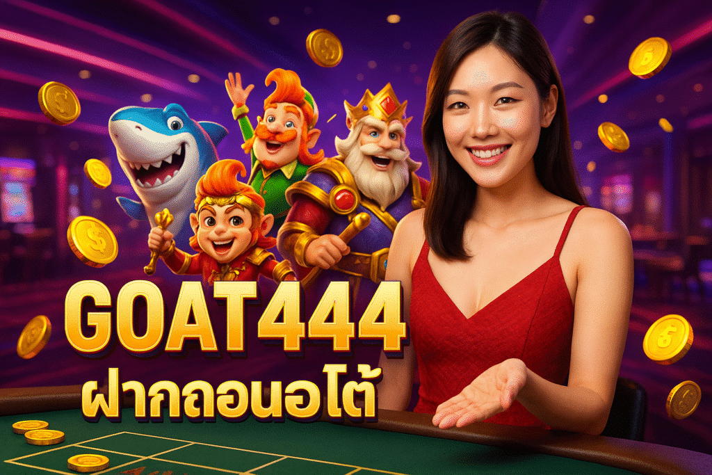 GOAT444 ฝากถอนออโต้