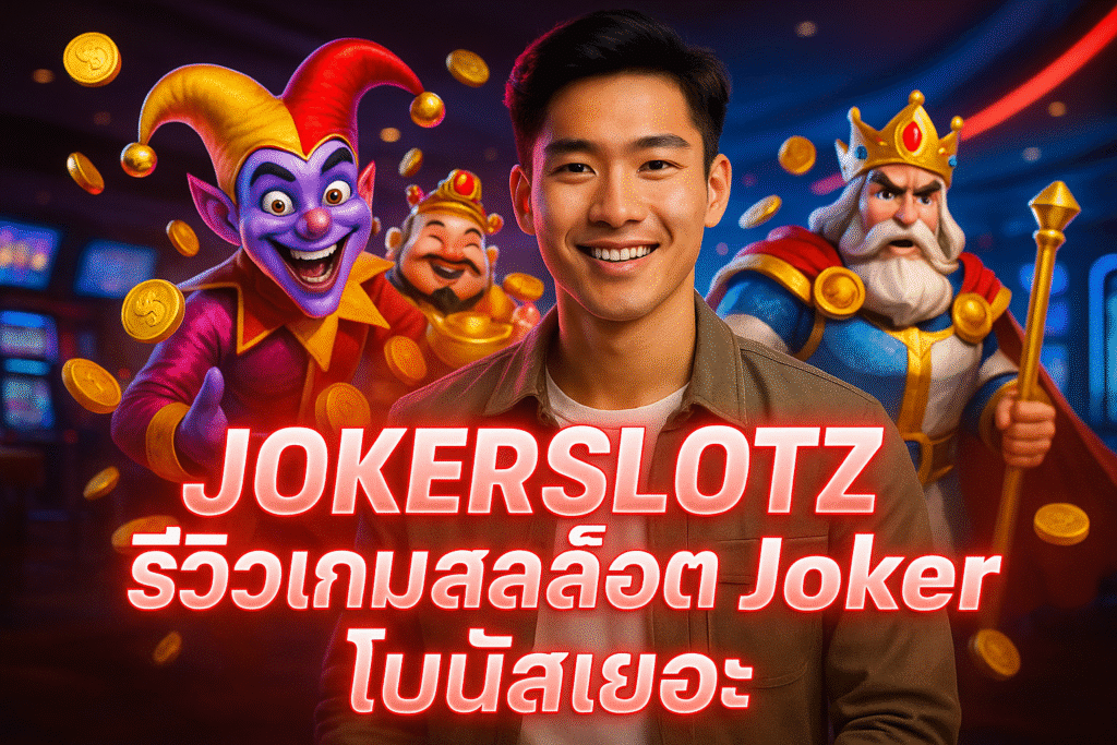 JOKERSLOTZ รีวิวเกมสล็อต Joker โบนัสเยอะ