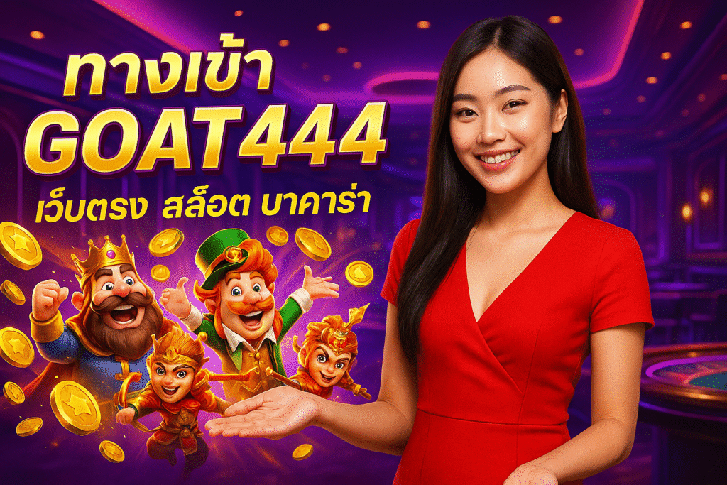 ทางเข้า GOAT444 เว็บตรง สล็อต บาคาร่า